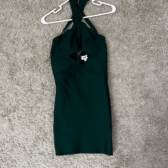 Revolve Superdown Rilie Mini Dress in Forest Green - Picture 4 of 5